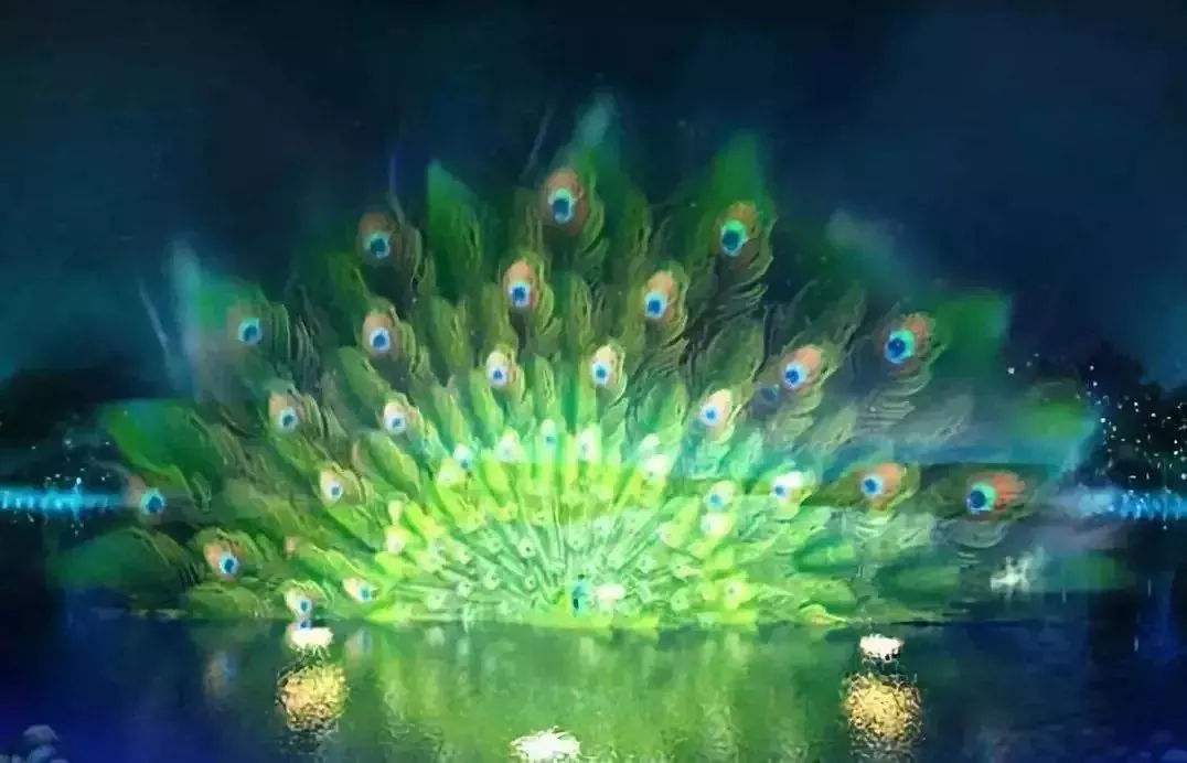 Laser Show σε σιντριβάνια νερού